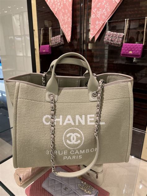 deauville tote chanel|Chanel deauville tote 2022.